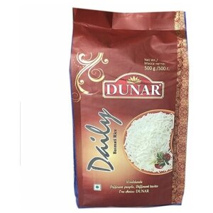 Рис Dunar Басмати Daily длиннозерный шлифованный, 500 г