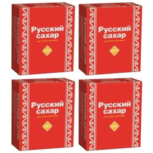 Сахар Русский сахар кусковой, 500 г, 4 шт.
