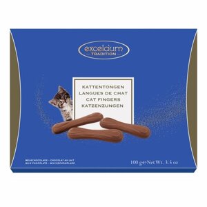 Шоколад Excelcium Tradition молочный "CAT FINGERS", 100г
