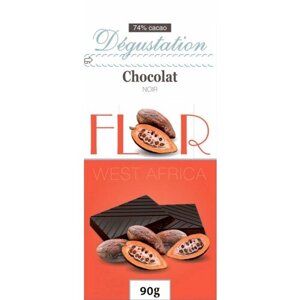 Шоколад FLOR темный, 90 г * 3 шт.