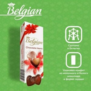 Шоколадные конфеты The Belgian Chocolate Hearts, набор в коробке 65 г 1 шт
