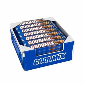 Шоколадный батончик, "Россия - Щедрая душа! GoodMix", со вкусом печенья, с хрустящей вафлей, 47г, 35 шт