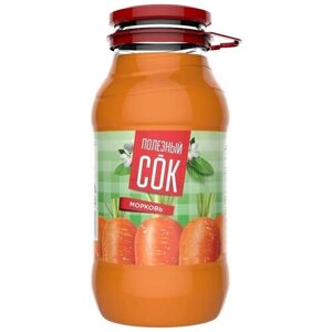 Сок Полезный сок Морковь с мякотью, 1.8 л