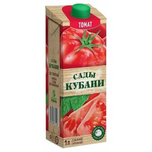 Сок томатный Сады Кубани, 1 л, 4 шт