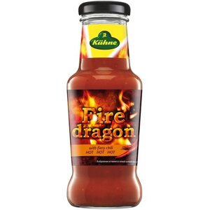 Соус Kuhne Spicy sauce Fire Dragon Томатный с острым перцем чили, 250 мл