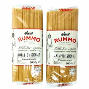 Спагетти из твёрдых сортов пшеницы № 3 RUMMO Италия, 1 кг * 2 штуки