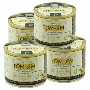 Суп Том Ям по-тайски, 4шт х 530г, ECOFOOD (Армения)