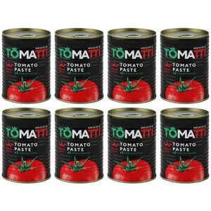 Tomatti Паста томатная 28-30%380 г, 8 шт
