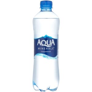 Вода питьевая Aqua Minerale газированная, ПЭТ, 0.5 л
