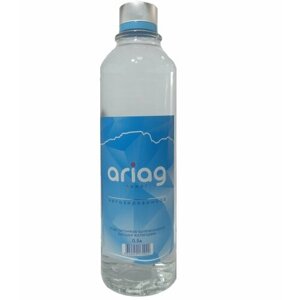 Вода питьевая артезианская высшей категории негазированная. ARIAG. стекло 0,5*12шт