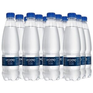 Вода питьевая Legend of Baikal глубинная негазированная, пластик, без вкуса, 12 шт. по 0.5 л