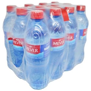 Вода питьевая природная негазированная MEVER, 12 шт по 0,5 л