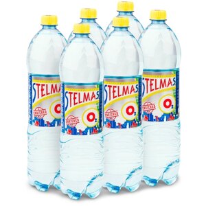 Вода питьевая Stelmas O2 негазированная, ПЭТ, 6 шт. по 1.5 л