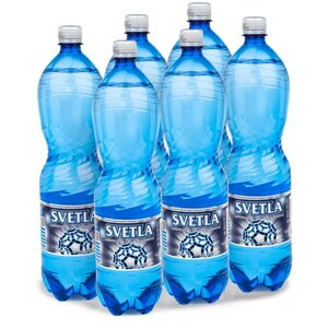 Вода питьевая Svetla негазированная, ПЭТ, 6 шт. по 1.5 л