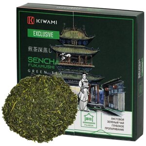 Японский зеленый чай Сенча Фукамуши Exclusive, Fujieda, KIWAMI, 50 грамм