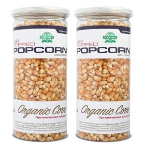 Зерно кукурузы для приготовления попкорна CorinCorn 2 банки х 0,4кг