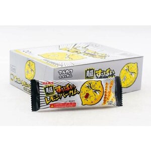Жевательная резинка Marukawa Confectionery Кислый лимон 11,8 г, 20 шт. в уп.