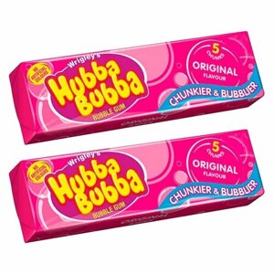 Жевательная резинка Wrigley's Hubba Bubba Original Flavour (Германия), 35 г (2 шт)