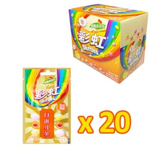 Жевательные конфеты Skittles Fruit Tea коробка 20 шт. по 40 г Япония