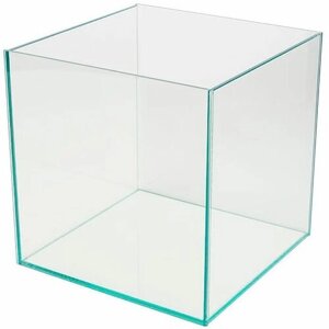 Аквариум Куб на 10 Литров с прозрачным швом герметика. 22 х22 х 22 см.