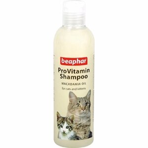 BEAPHAR, Шампунь с маслом ореха для кошек с чувствительной кожей "Pro Vitamin", 250 мл,