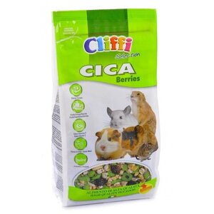 CLIFFI CICA BERRIES корм для морских свинок, шиншилл, дегу и луговых собачек с ягодами (800 гр)