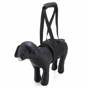 Ходунки для собак, поддержка травмированных и пожилых животных, Bentfores (L, черный, 34566)
