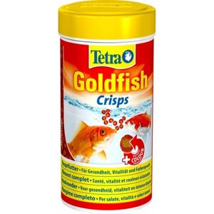 Корм для золотых рыбок Tetra Goldfish Crisps 250 мл, чипсы, подходит для других видов холодноводных рыб