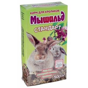 Корм зерновой "Стандарт" для декоративных кроликов, 500 г, коробка