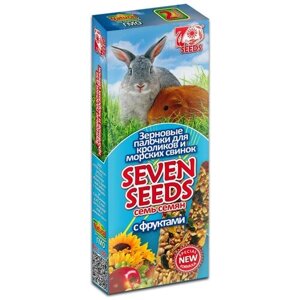 Лакомство для кроликов Seven Seeds Зерновые палочки с фруктами, 100 г, 2 шт. в уп.
