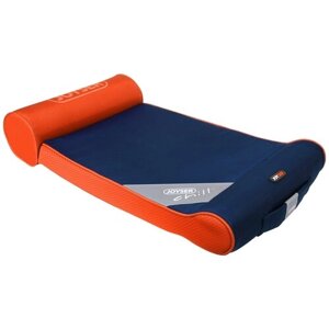 Лежанка для животных JOYSER Chill Sofa M синяя с оранжевым, 93*50 см