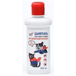 Мой выбор шампунь от блох и клещей антипаразитарный для собак и кошек 1 уп.