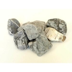 Натуральный природный камень 6 кг, грунт для аквариума и растений, мрамор чёрный галтованный 20-40 мм.
