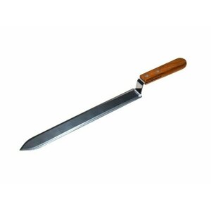 Нож пасечный нержавейка 280 мм широкий для распечатки сотов, заточка с двух сторон, пчеловодный, стамеска