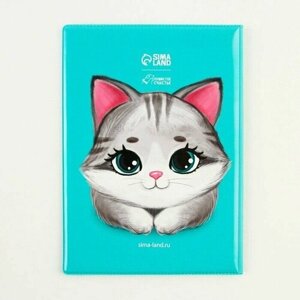 Обложка на ветеринарный паспорт "Котята"ПВХ)