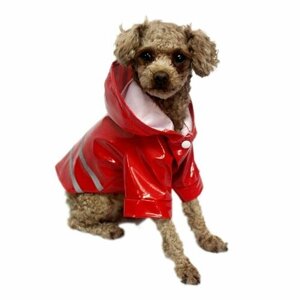 Плащ-дождевик с капюшоном для собак мелких и средних пород, размер ХL