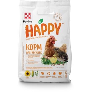 Purina HAPPY корм для курочек-несушек, Старт 5 кг