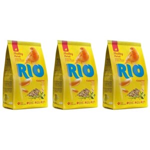 RIO Корм сухой для канареек в период линьки, 500 г, 3шт
