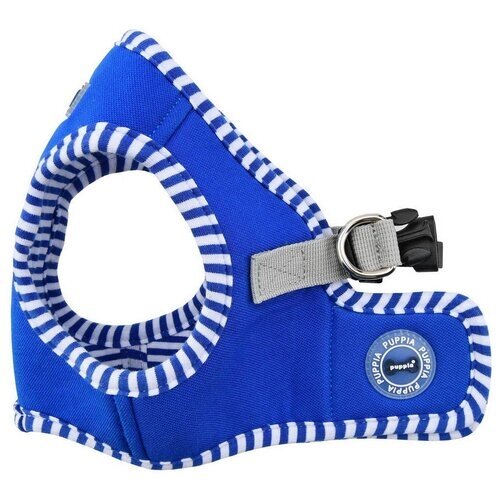 Шлейка Puppia Naunet harness B, обхват шеи 32 см, синий, M