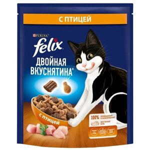 Сухой корм для кошек Felix с птицей, 200 г, 5 шт