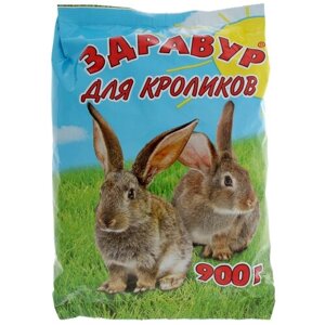 Витаминно-минеральная добавка "здравур Для кроликов", 900 г, премикс