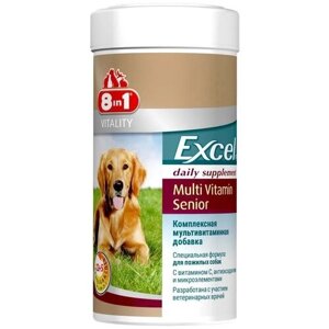 Витамины 8 In 1 Excel Multi Vitamin Senior для стареющих собак , 70 таб.