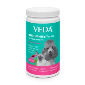 Витамины VEDA Фитомины форте урологические для собак и кошек , 200 таб.