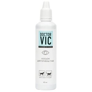 Жидкое лосьон Doctor VIC для гигиены глаз для собак и кошек , 60 мл , 72 г