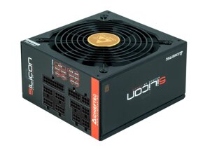 Блок питания ATX Chieftec SLC-750C Silicon, 750W, 80 Plus Bronze, Active PFC, 140mm fan, Full Cable Management, Retail
