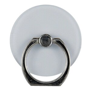 Держатель-кольцо для телефона серый (металл) (коробка)