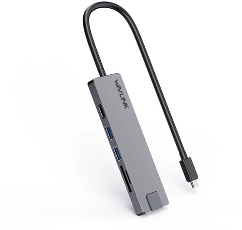 Док-станция wavlink WL-UHP3409 USB-C travel mini/100W PD/USB3.0/USB2.0/HDMI 4K 30HZ/gigabit LAN