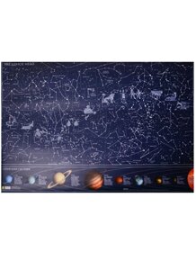 Карта звездного неба (светящаяся) (рулон) (упаковка)
