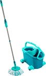 Комплект для уборки Leifheit Clean Twist Disc Mop Ergo mobile 52102: швабра + ведро на колесах с механизмом отжима