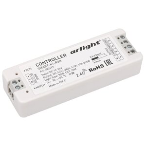 Контроллер SMART-K1-RGB 12-24V 3x3A RF arlight 022497